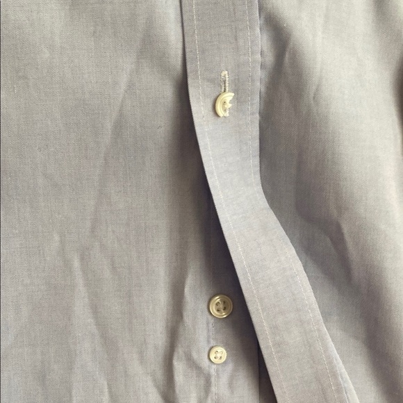 Geoffrey Beene Men's Button Down Shirt Light Blue Size 34/35 Wrinkle Free - Picture 8 of 8